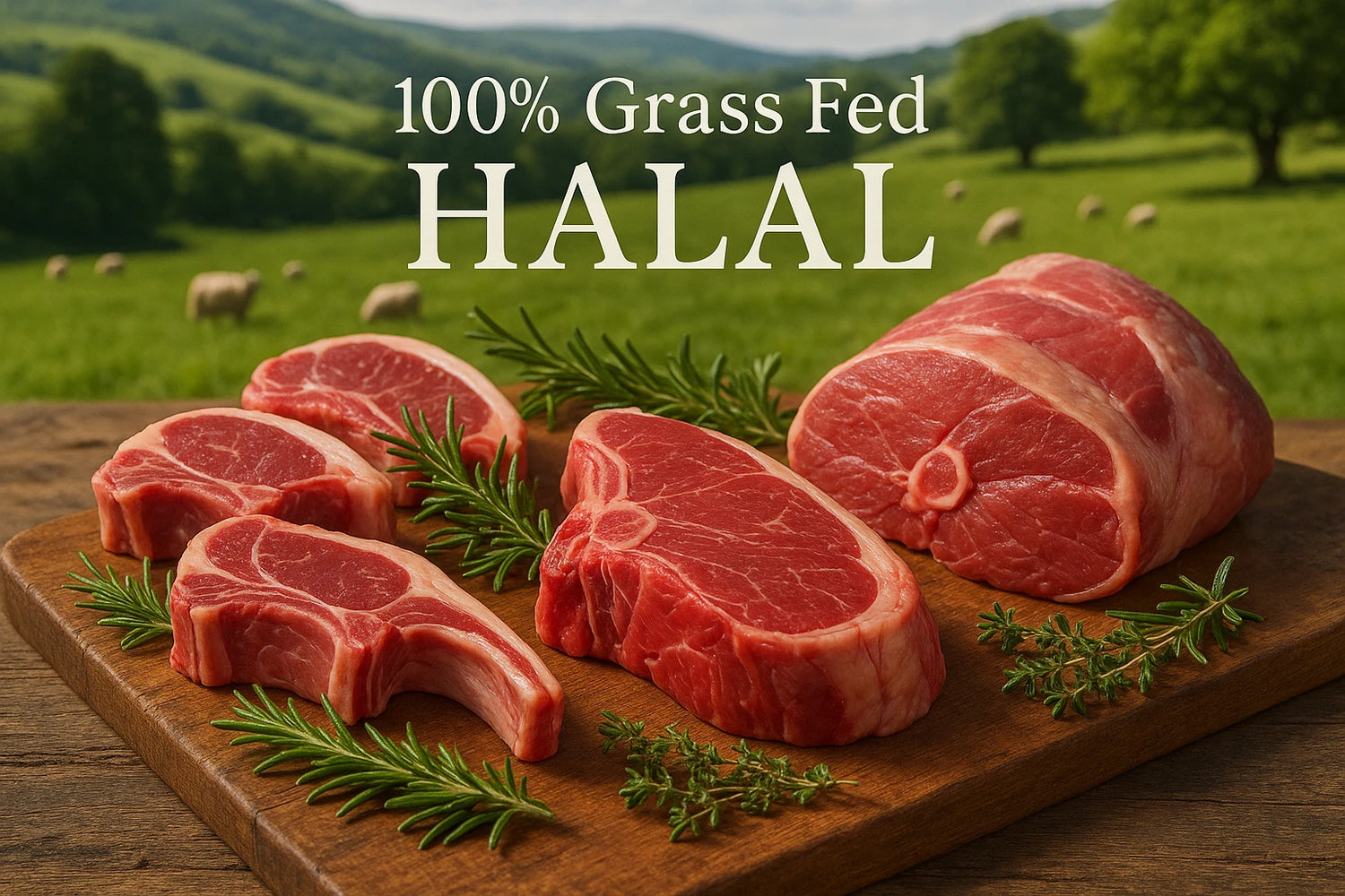100% Grass Fed Halal Lamb