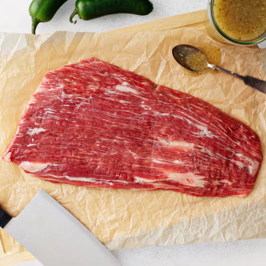 Flank Steak 2 LB 100% Grass fed halal beef