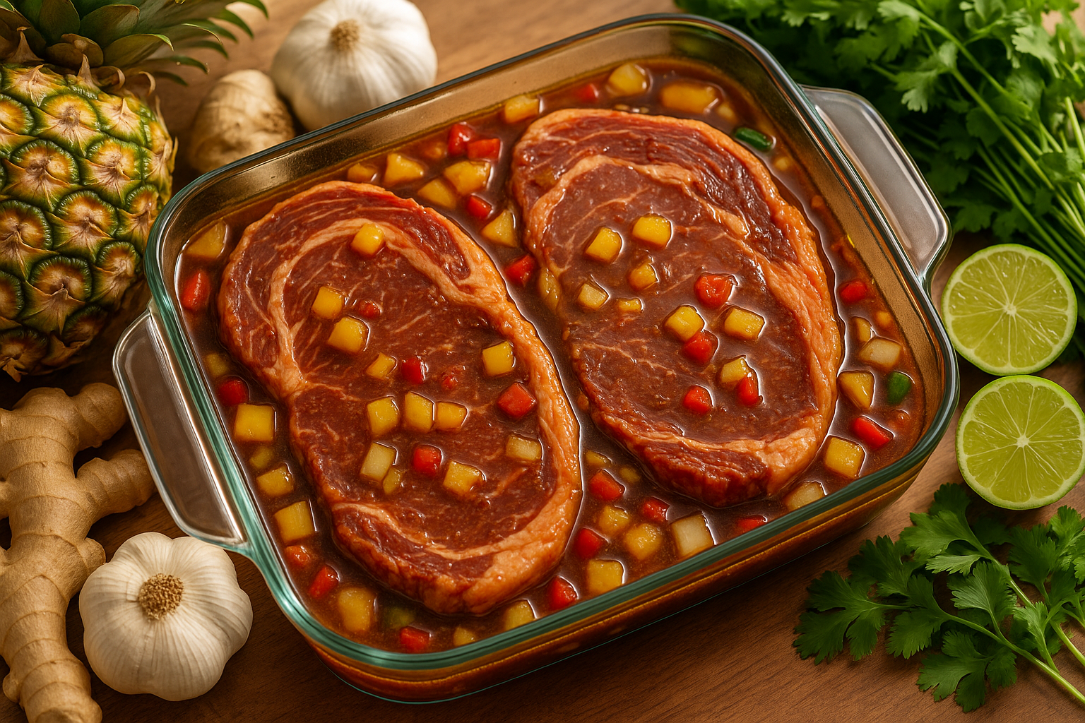 Hawaiian Ribeye MARINATED 
